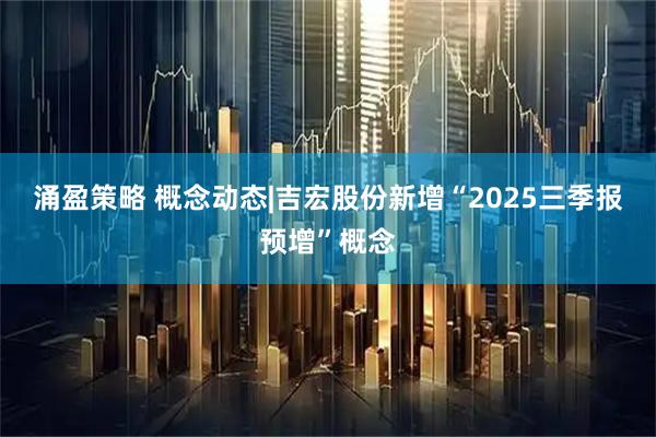 涌盈策略 概念动态|吉宏股份新增“2025三季报预增”概念