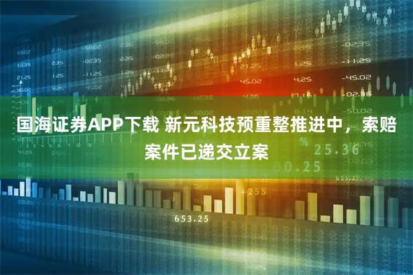 国海证券APP下载 新元科技预重整推进中，索赔案件已递交立案